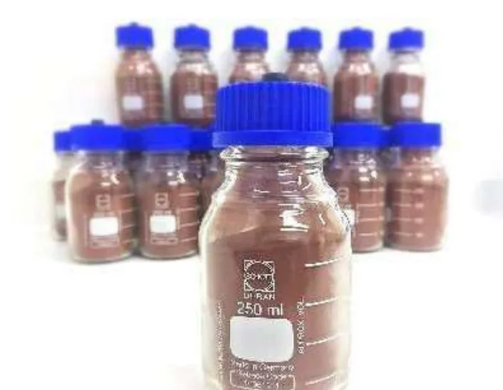 High purity 99.987% copper nanoparticles produced by NanoAlsa